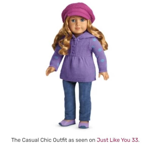 Authentic My American Girl Doll Lilac / Purple Shoes / Flats for 18" Dolls - GUC - Picture 12 of 15